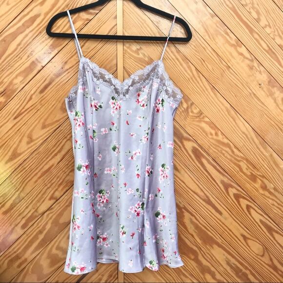 Y2K 90s Victoria’s Secret Floral Slip Dress Nightie - Picture 1 of 7